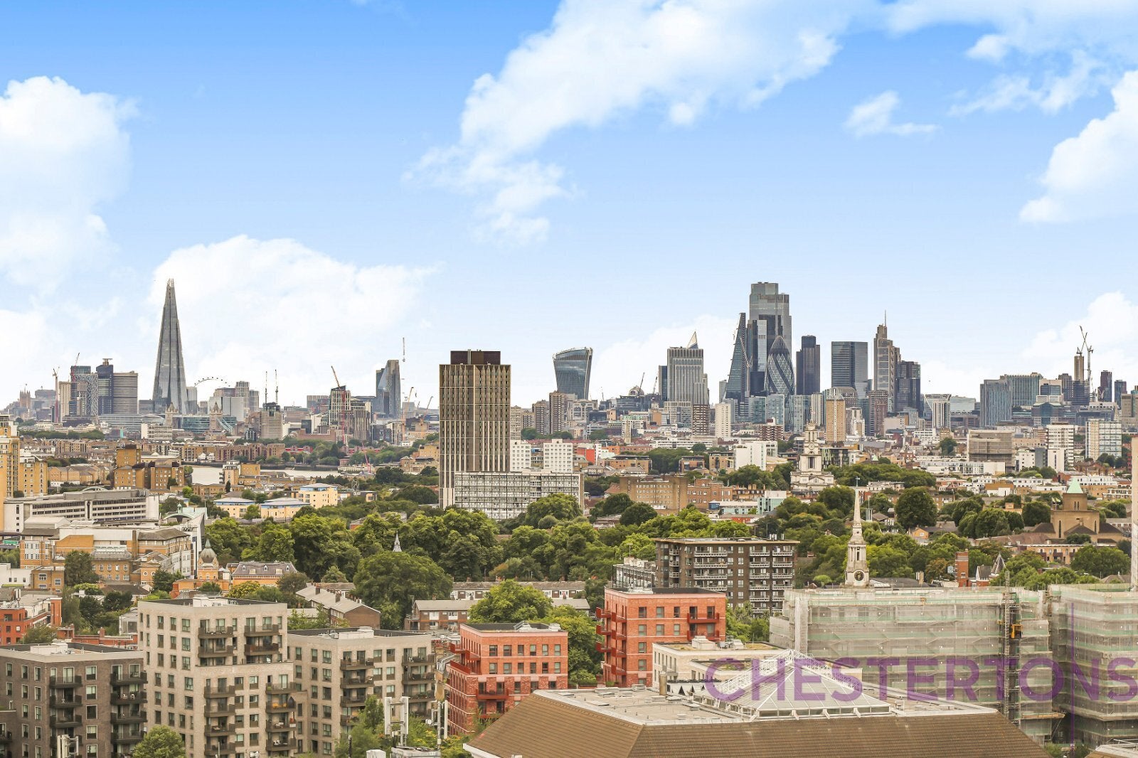 Flat Blackwall Way in Greater London