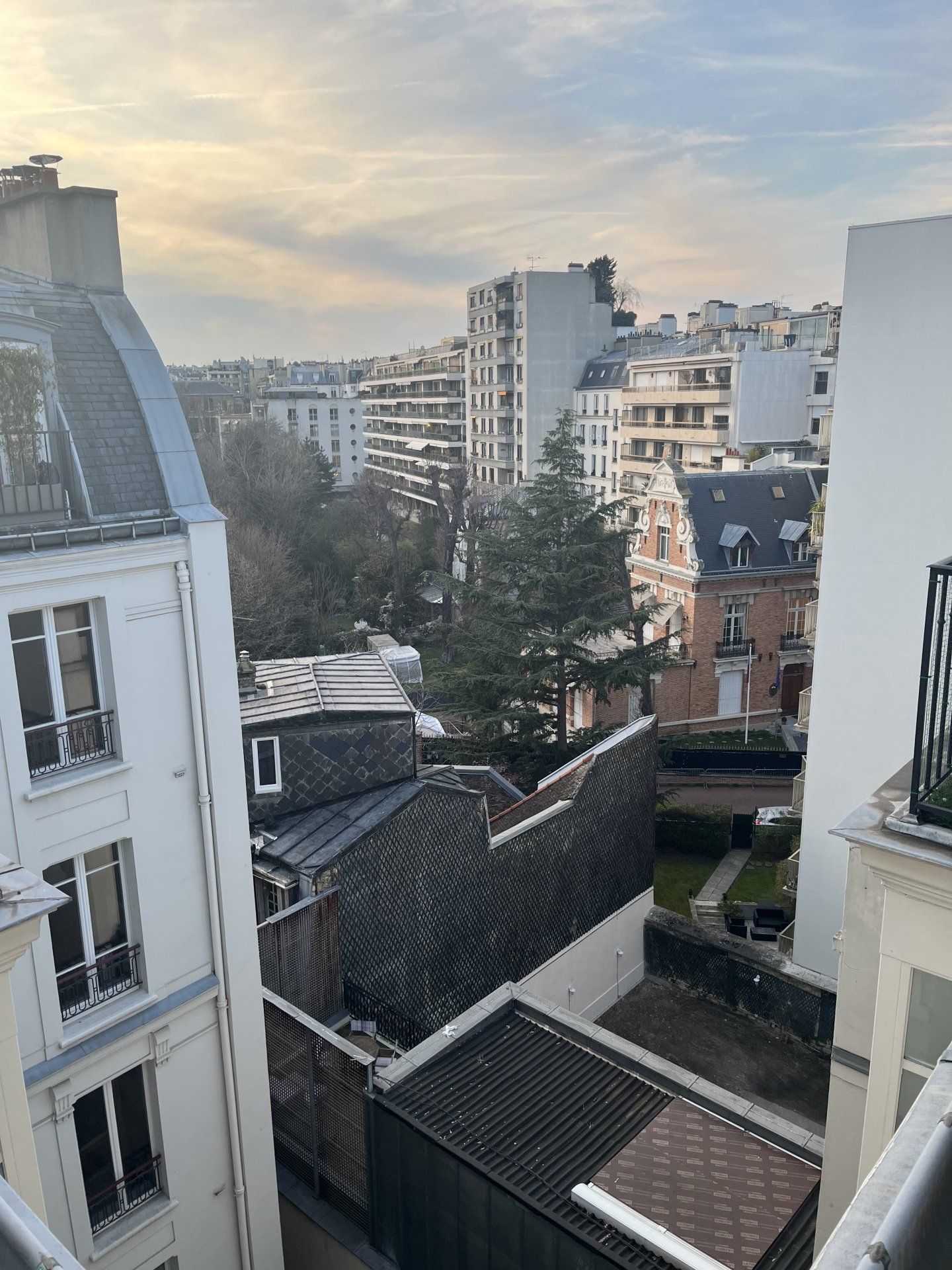 Chambre Rue de Boulainvilliers à Paris