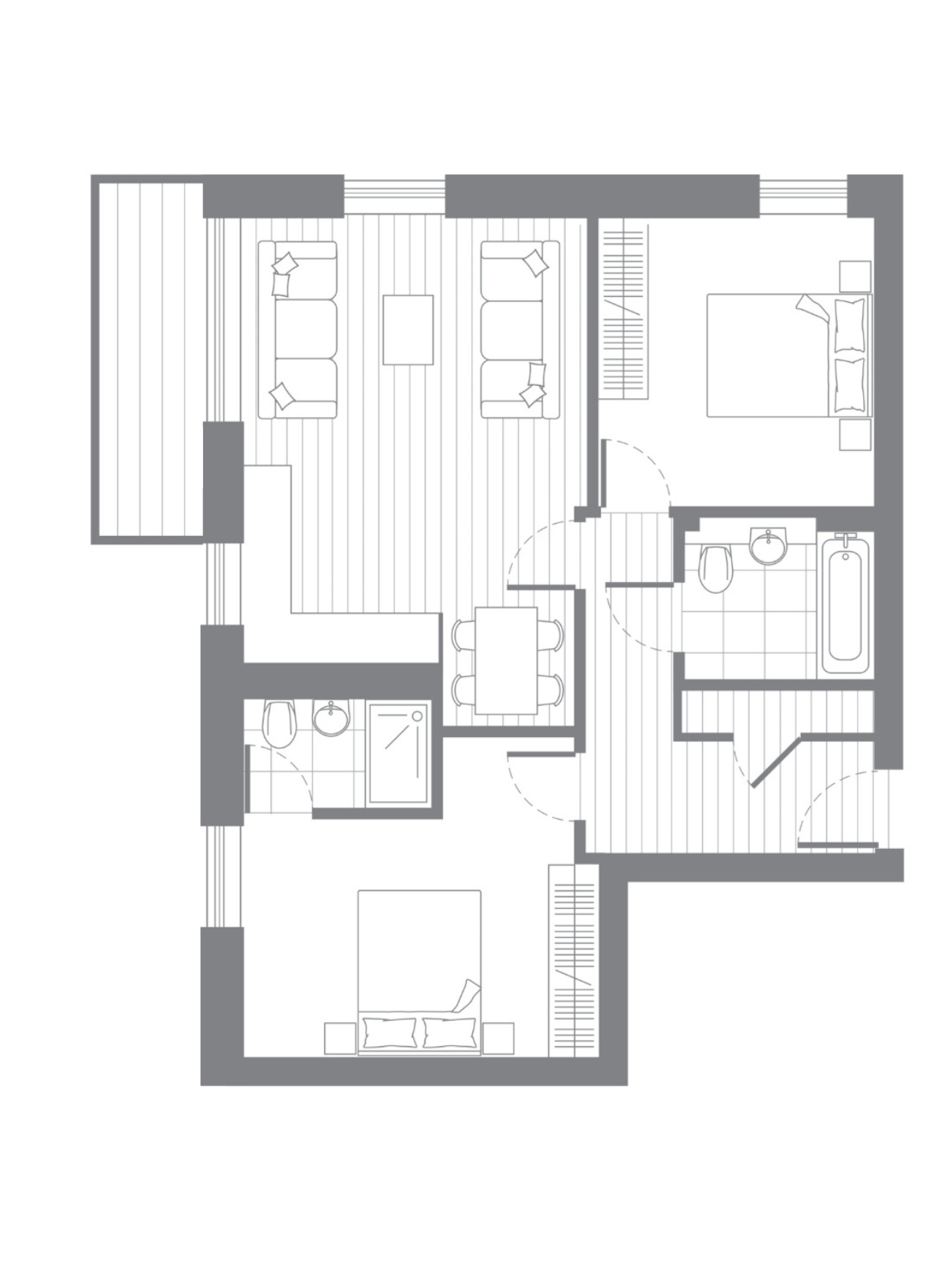 Flat Nelson Street in Greater London