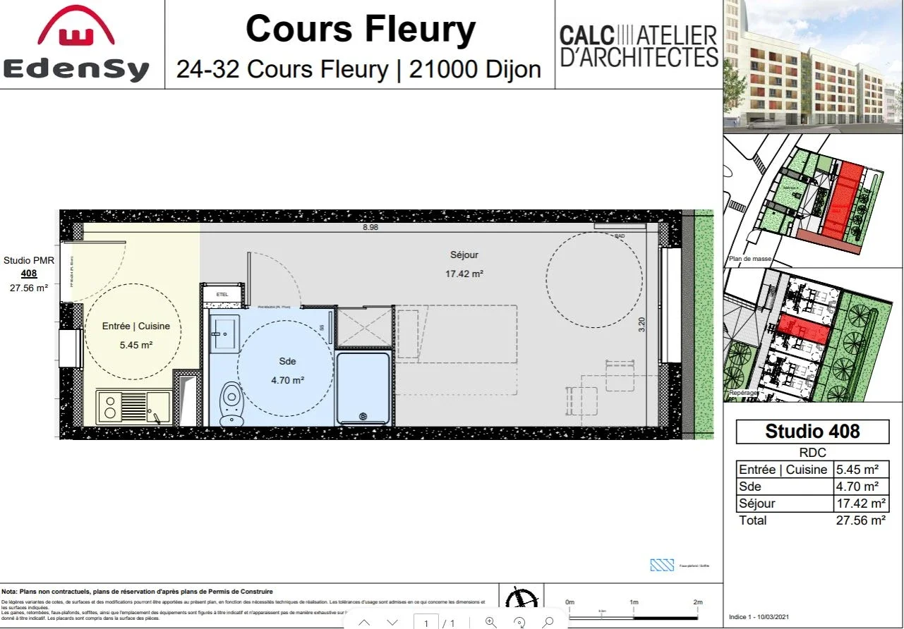 Appartement Cours Fleury à Dijon