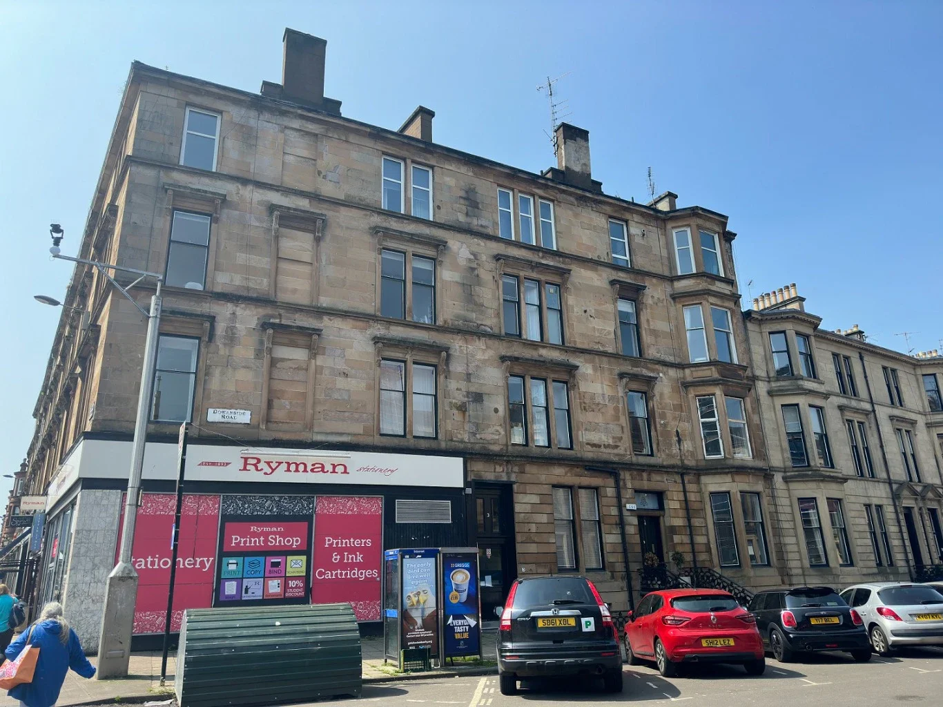 Flat Dowanside Road in Glasgow