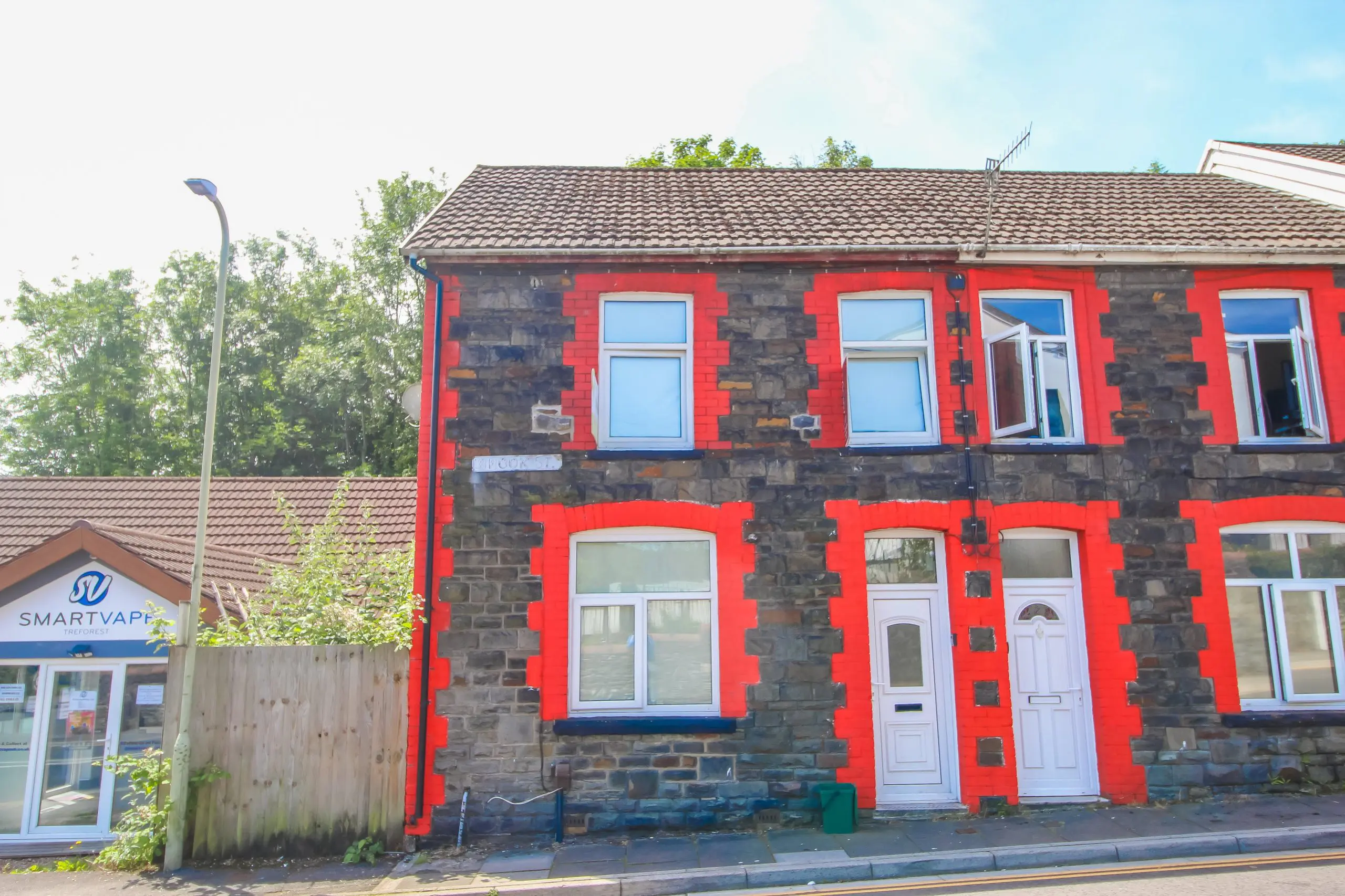 Flat Brook Street in Pontypridd