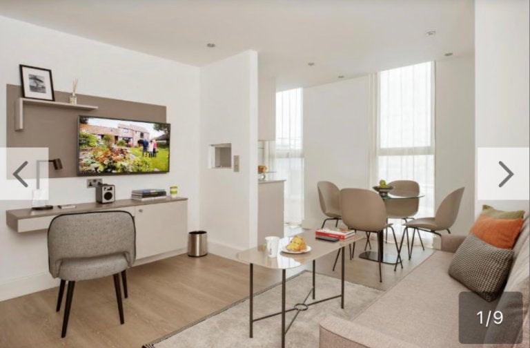 Flat Fetter Lane in City of London