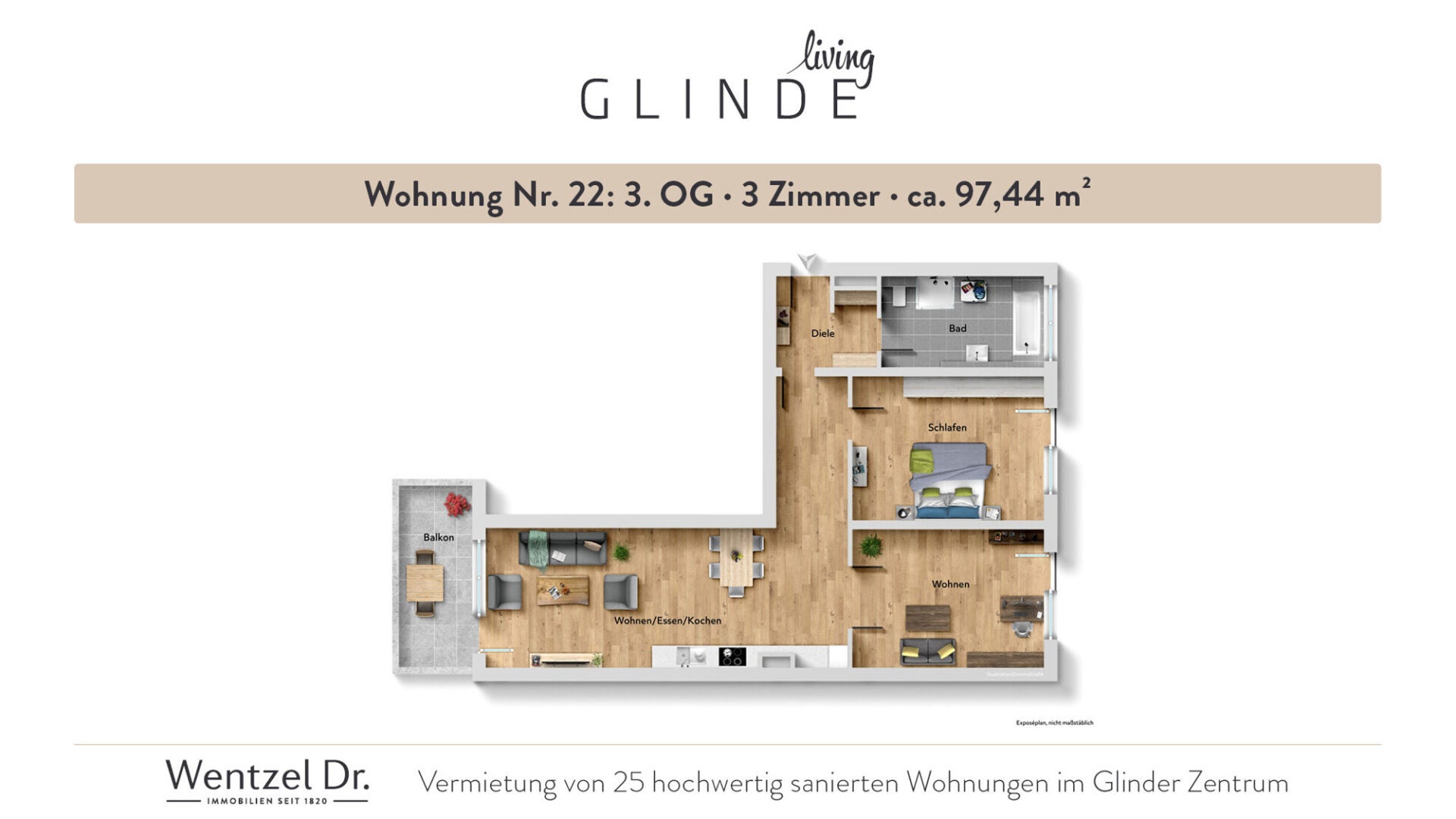 Wohnung Mühlenstraße in Glinde