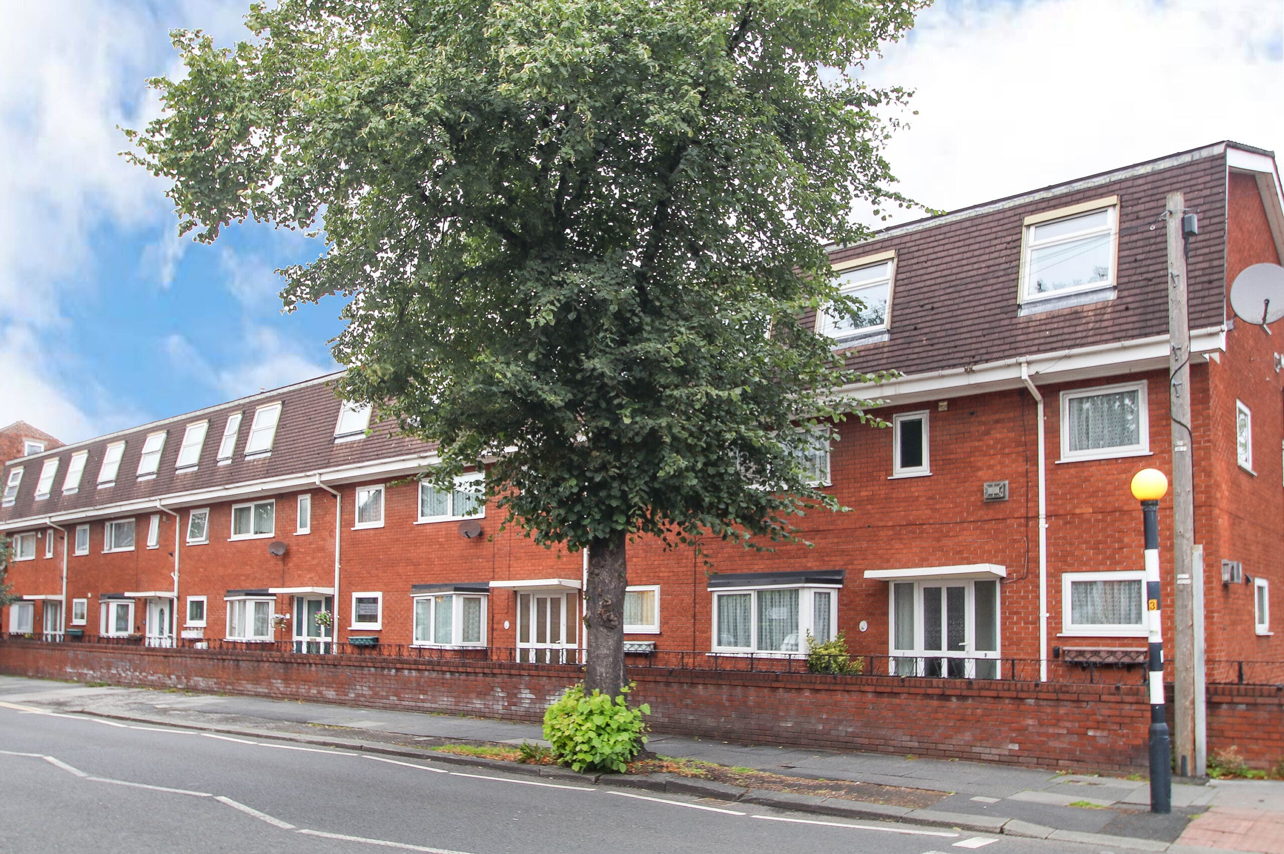 Flat Flixton Road in Trafford