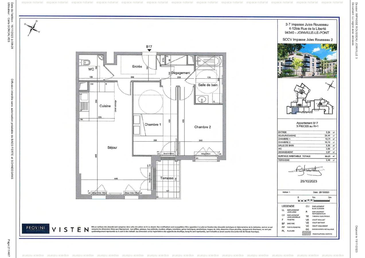 Appartement Impasse Jules Rousseau à Joinville-le-Pont