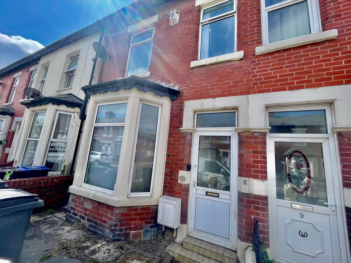 House Fenton Road in Blackpool