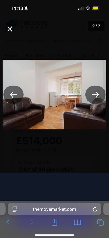 Room Fielding Road in Greater London