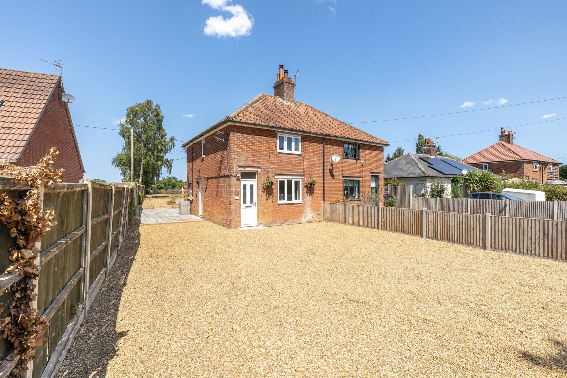 House Union Road in North Norfolk