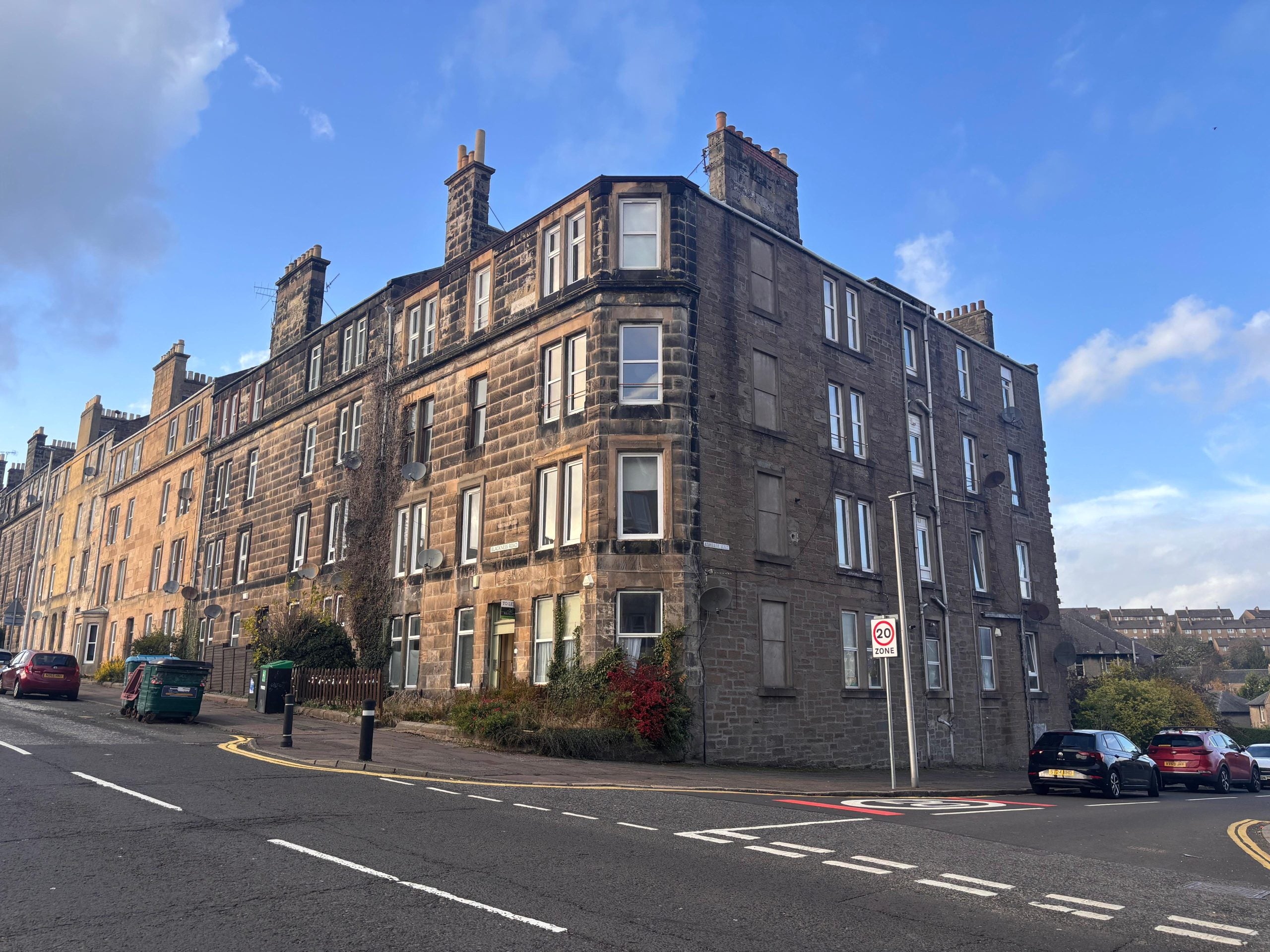 Flat Blackness Road in Dundee