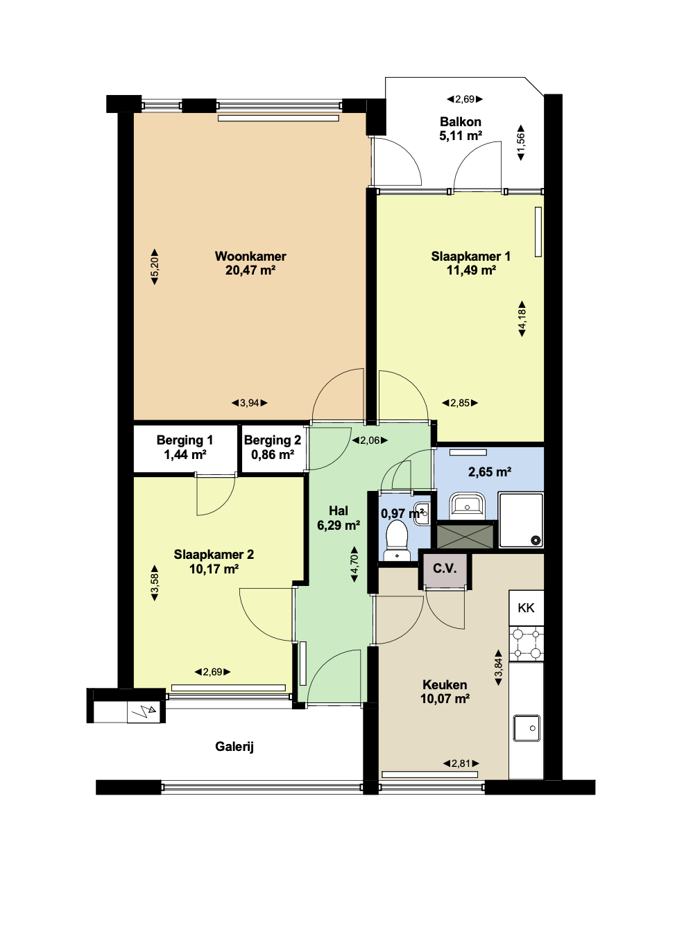 Appartement Pieter Vlamingstraat 8
