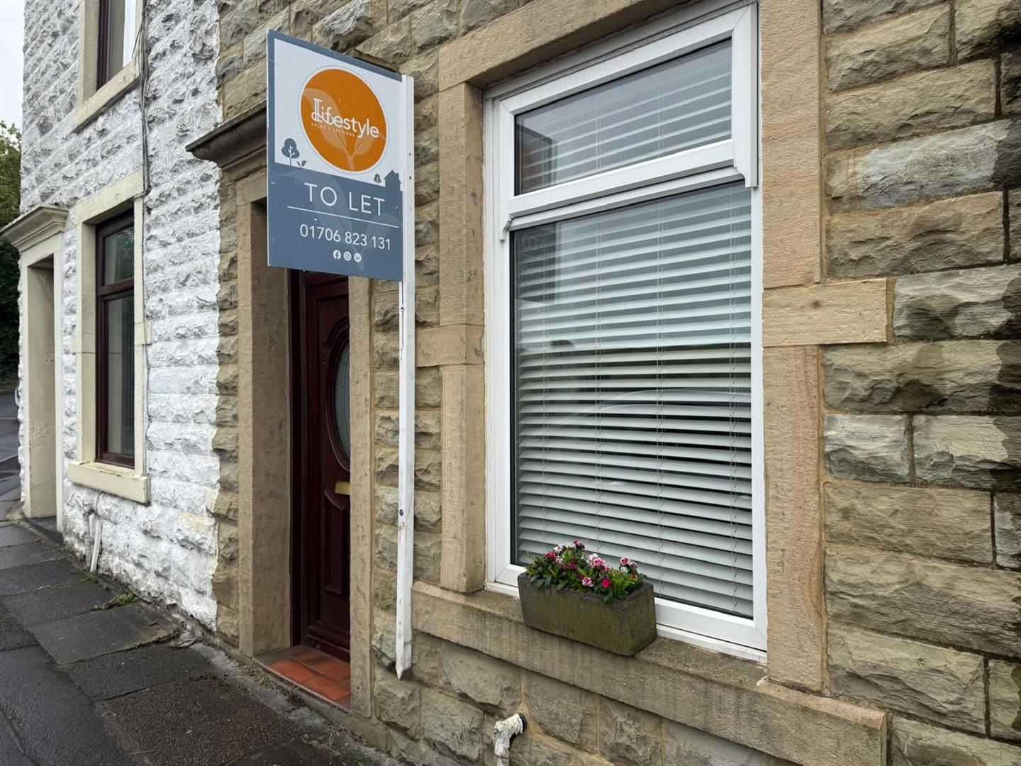 House Back Beehive Terrace in Borough of Rossendale
