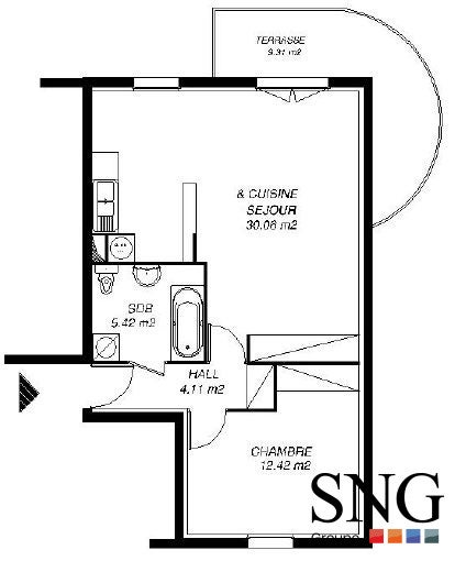 Appartement Résidence Caroline à Yvetot