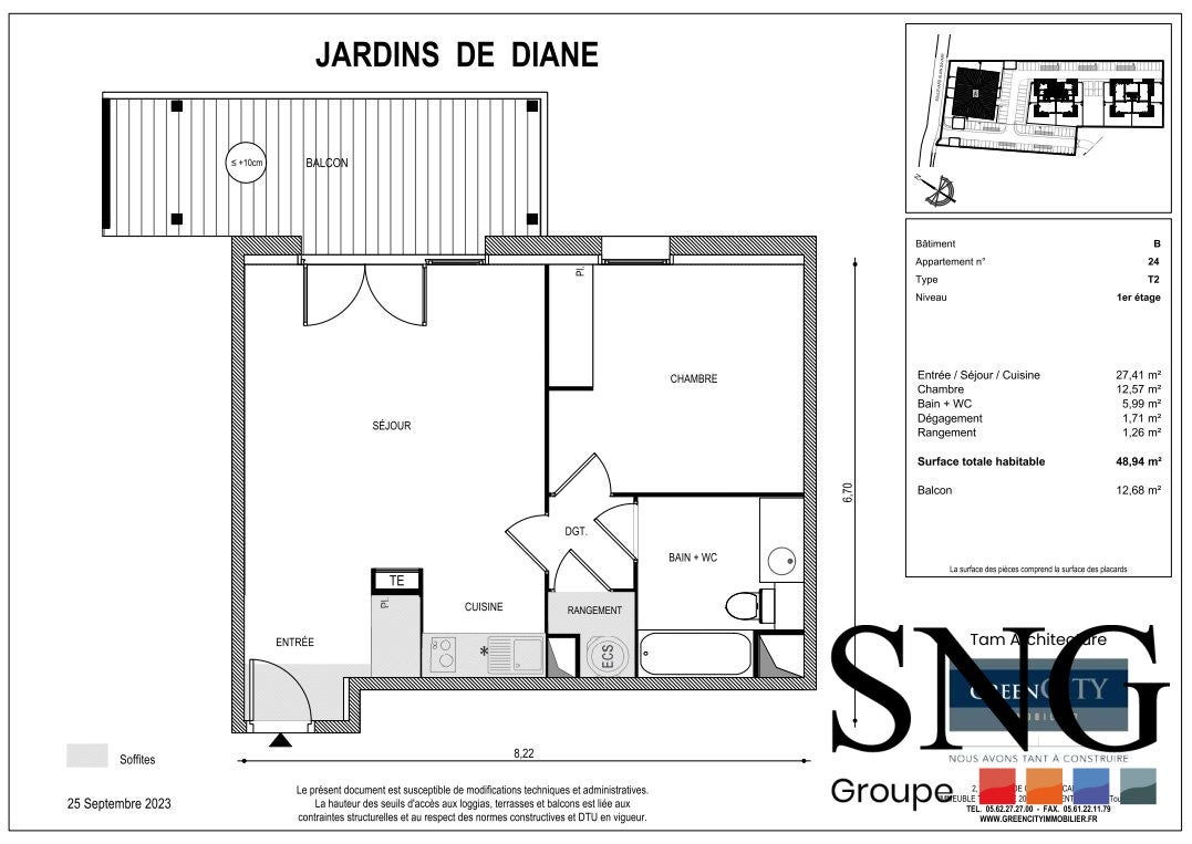 Appartement Boulevard Alain Savary à Tournefeuille