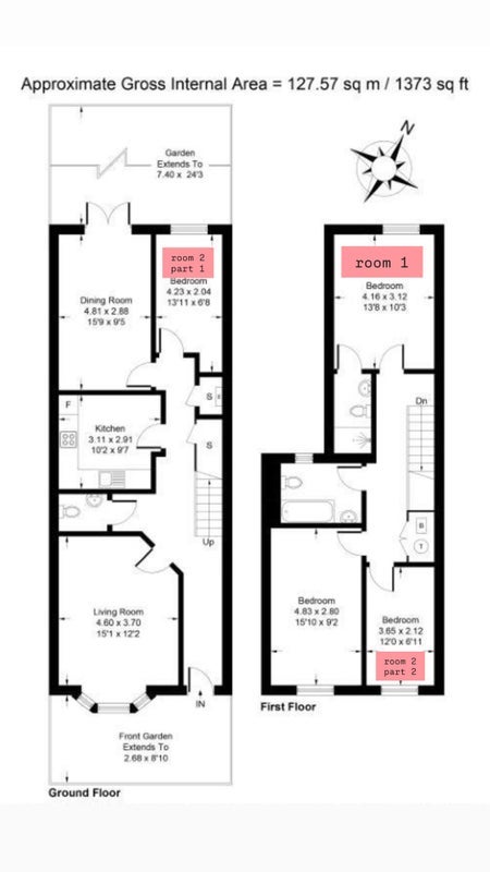Room Chelmer Road in Greater London