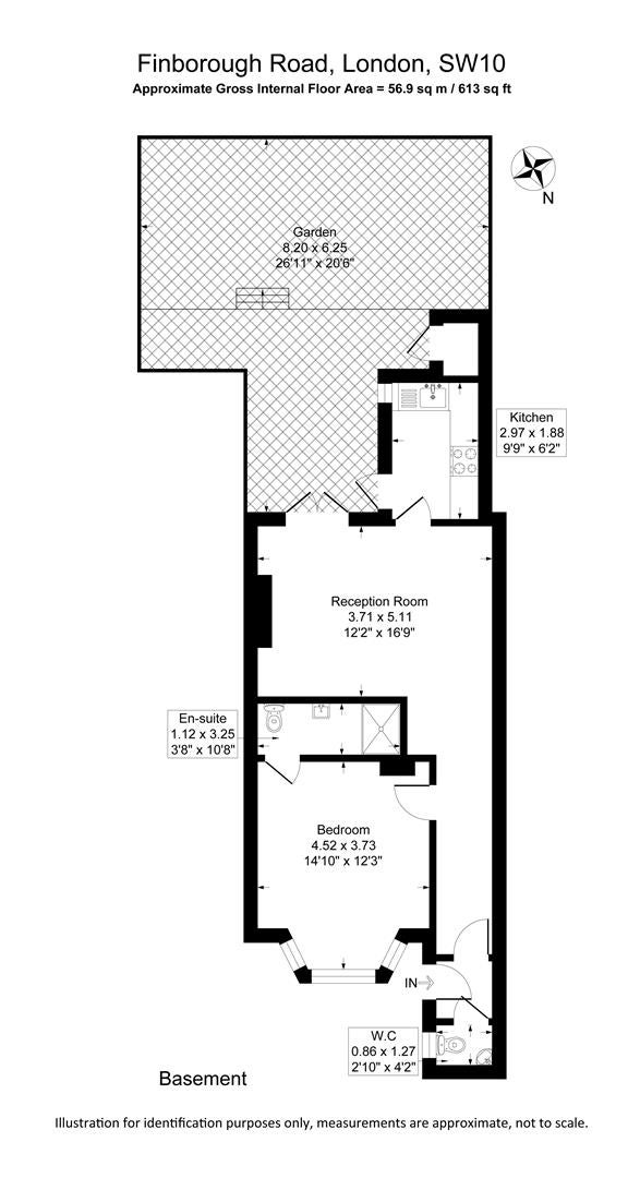 Flat Finborough Road in London