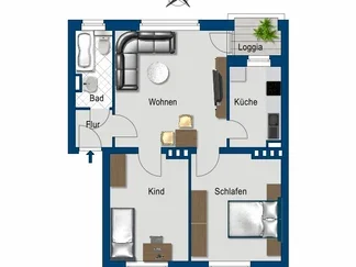 Wohnung Herweghstraße in Magdeburg