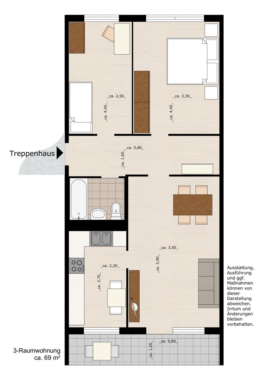 Wohnung Pappelgrund in Dessau