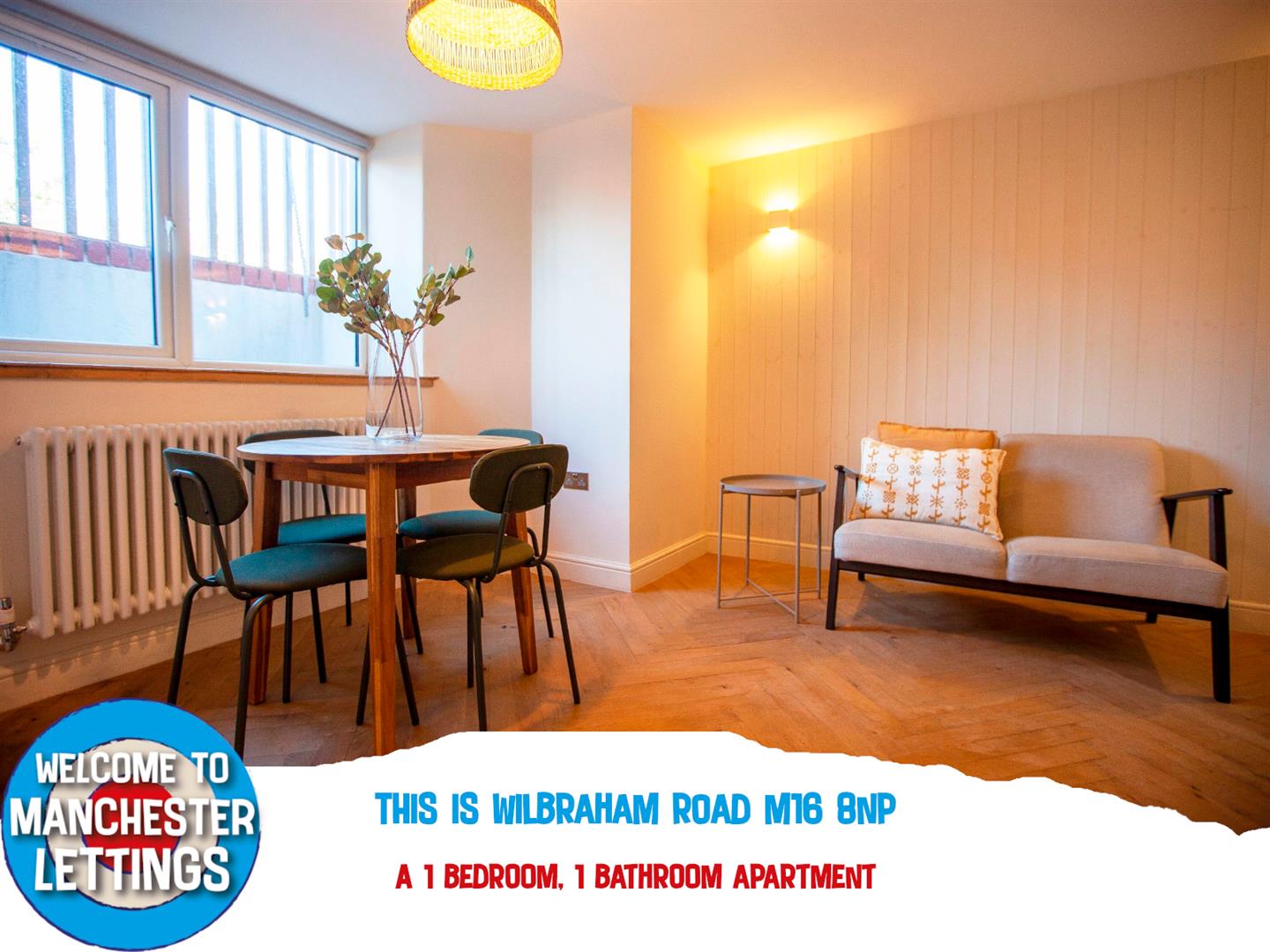 Flat Wilbraham Road in Manchester