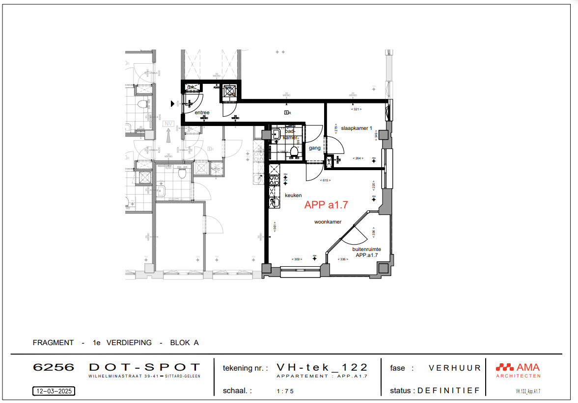 Studio te huur: Wilhelminastraat 43B-3, Sittard