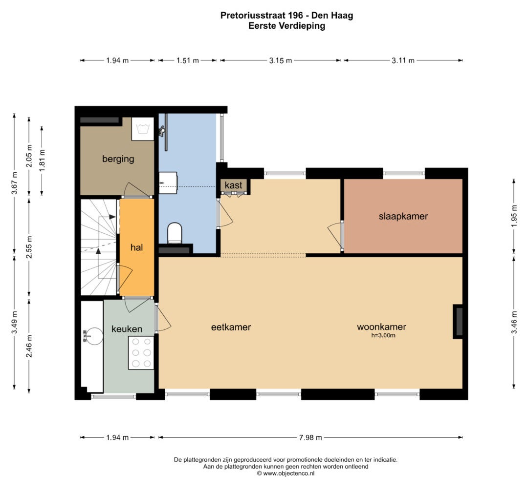 Appartement te koop: Pretoriusstraat 196, 'S-Gravenhage
