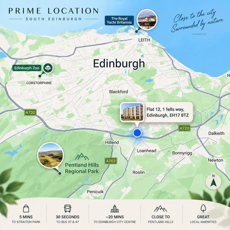 Flat Fells Way in City of Edinburgh