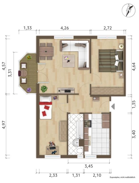 Wohnung Ziolkowskistraße in Hoyerswerda