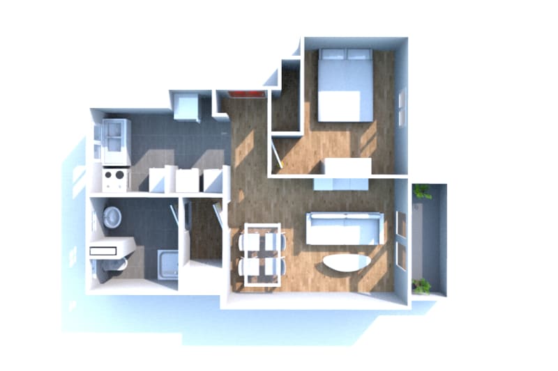 Flat Rue des Bas Jardins in Canteleu