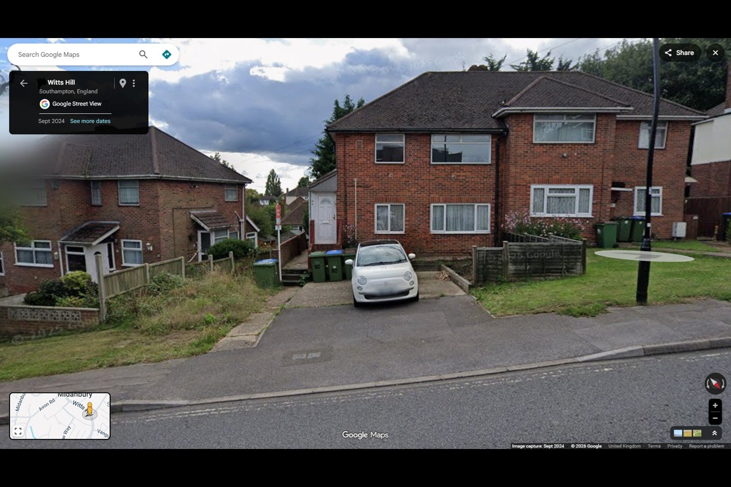 Flat Witts Hill in Southampton