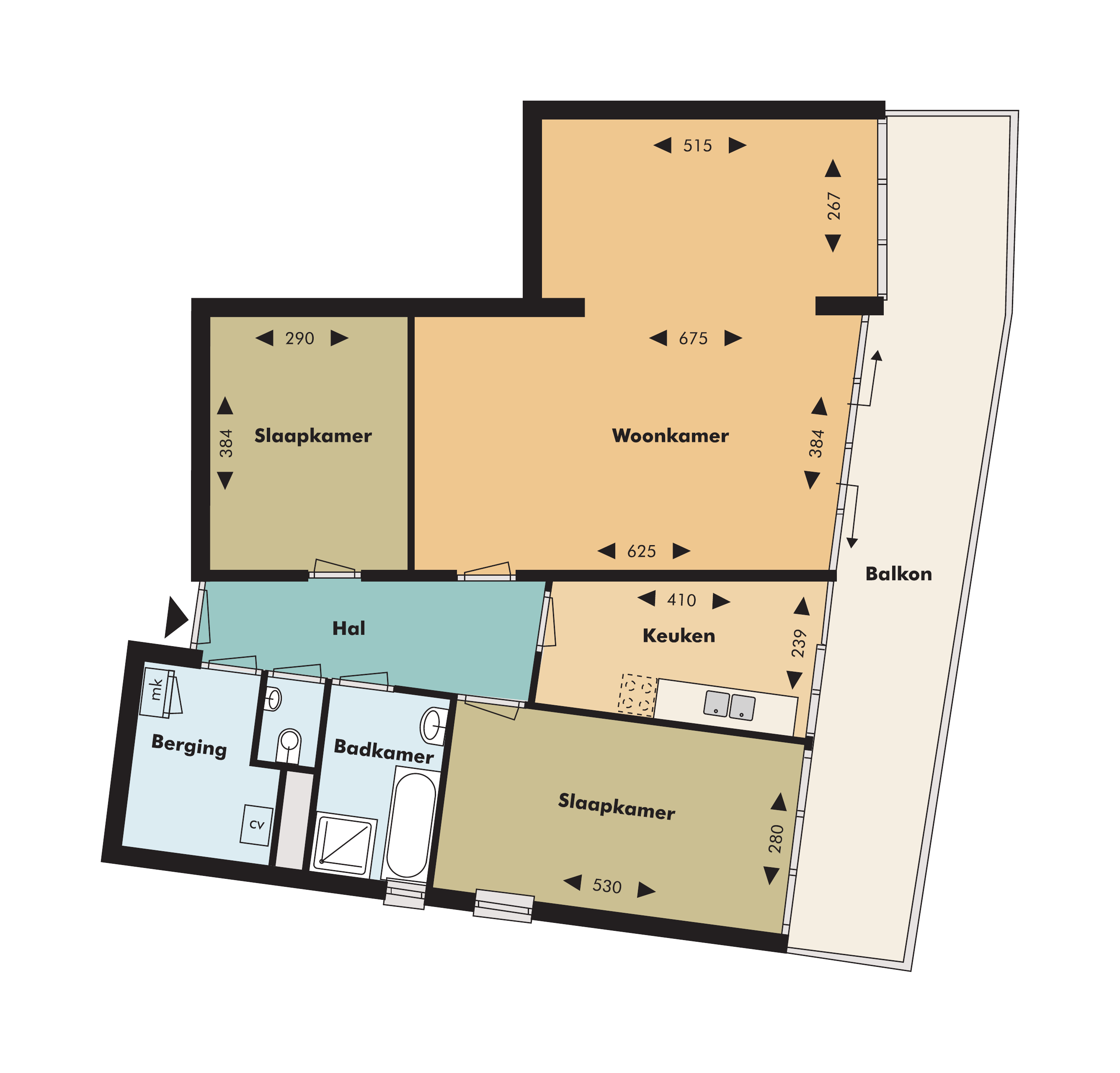 Appartement Clazina Kouwenbergzoom 282 in Rotterdam