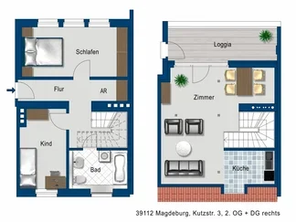 Wohnung Kutzstraße in Magdeburg