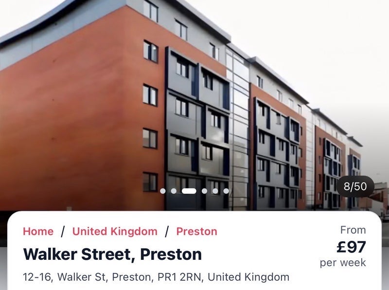 Room Walker Street in Preston