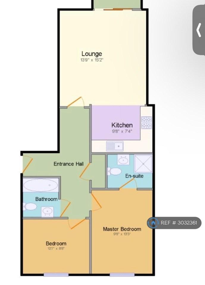 Flat Palgrave Road in Bedford