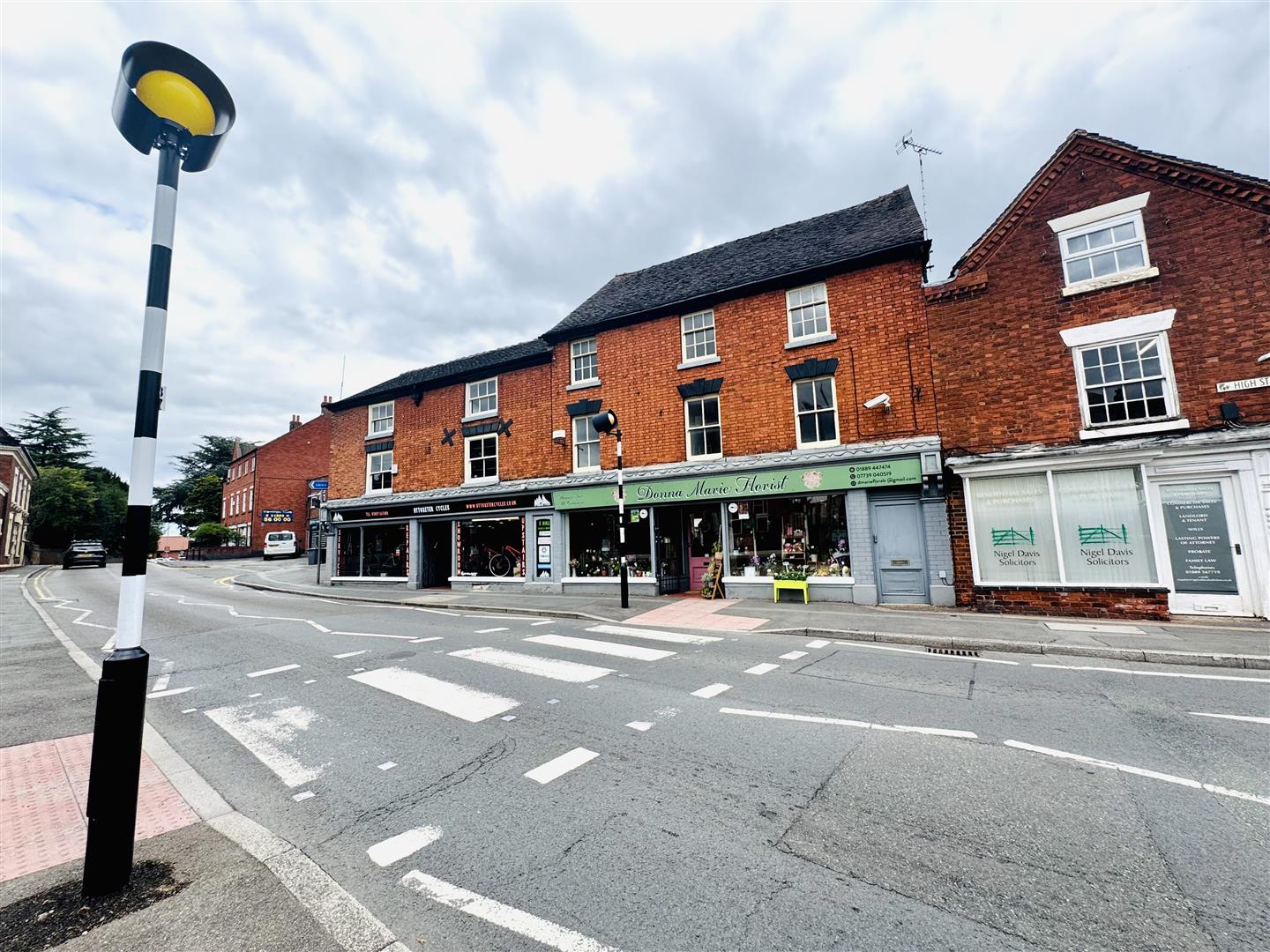 Flat High Street in East Staffordshire