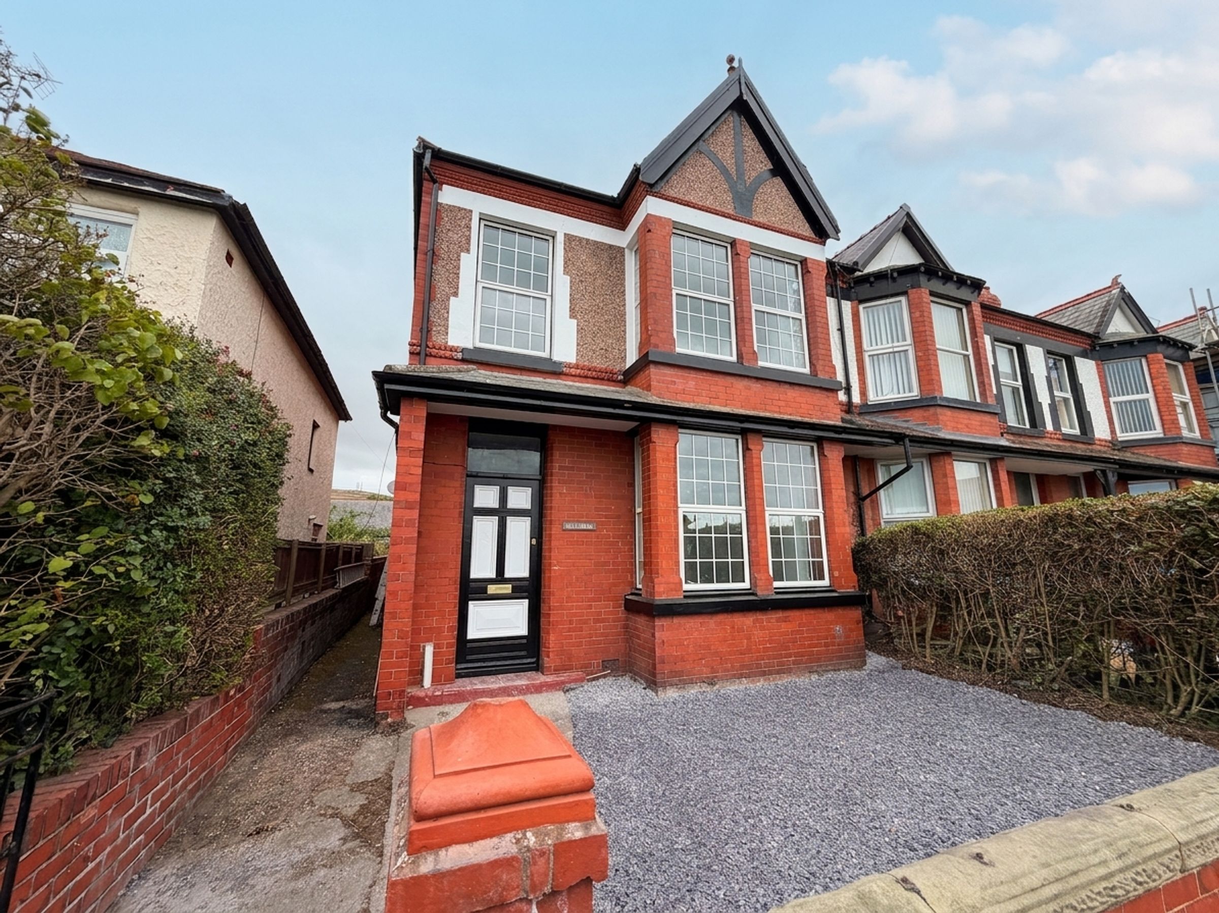 Flat Marine Road in Prestatyn