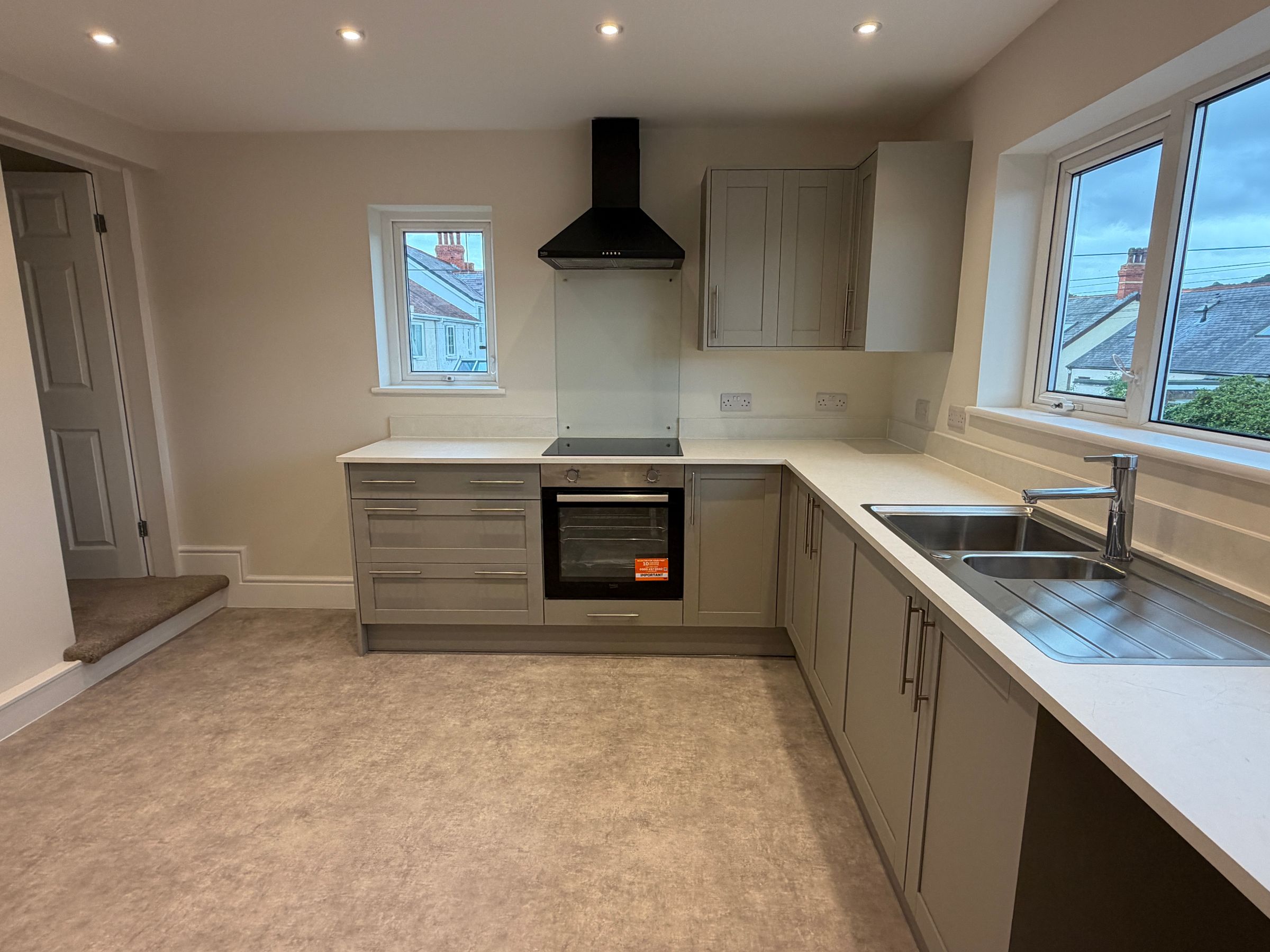 Flat Marine Road in Prestatyn
