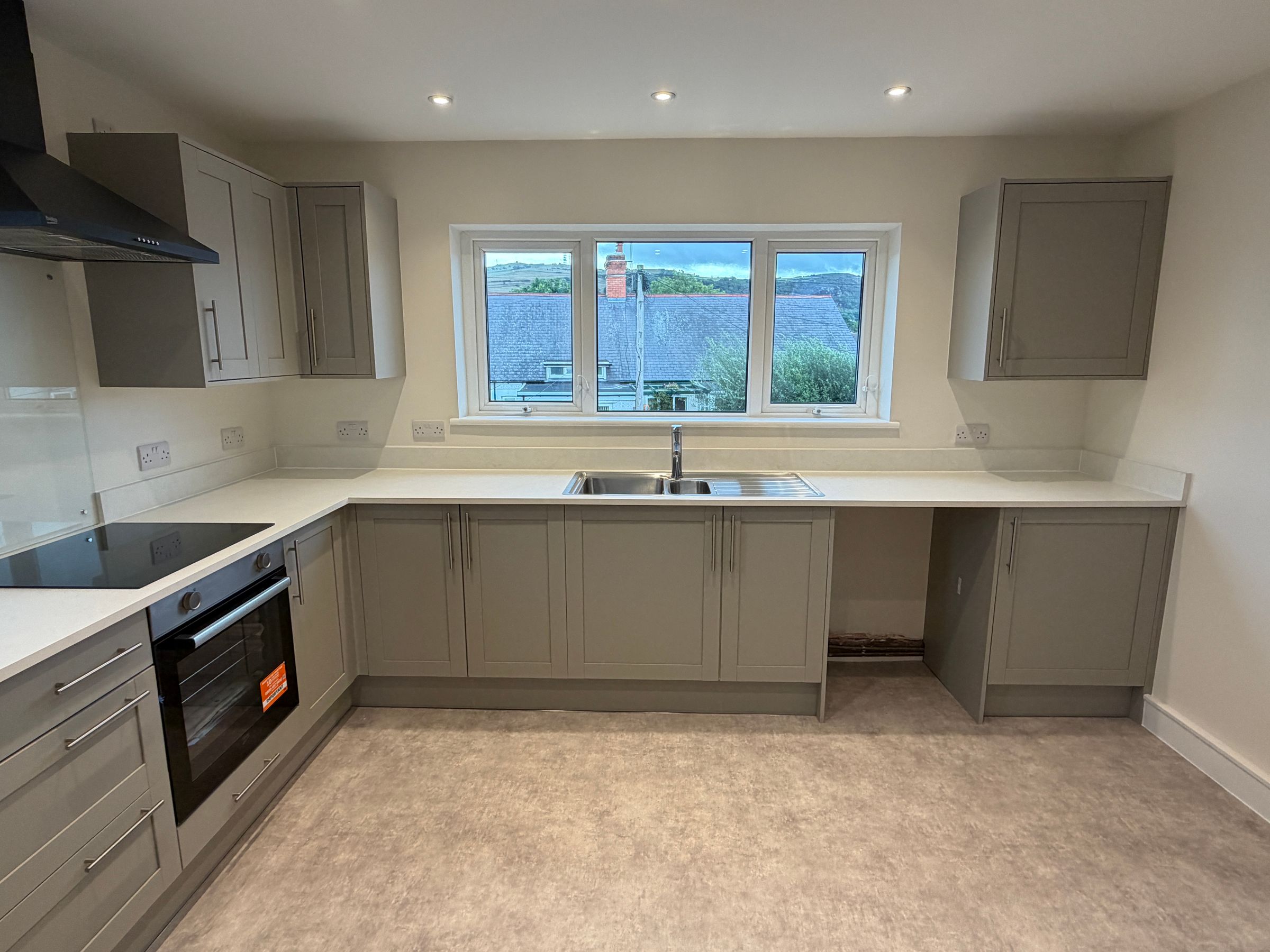 Flat Marine Road in Prestatyn