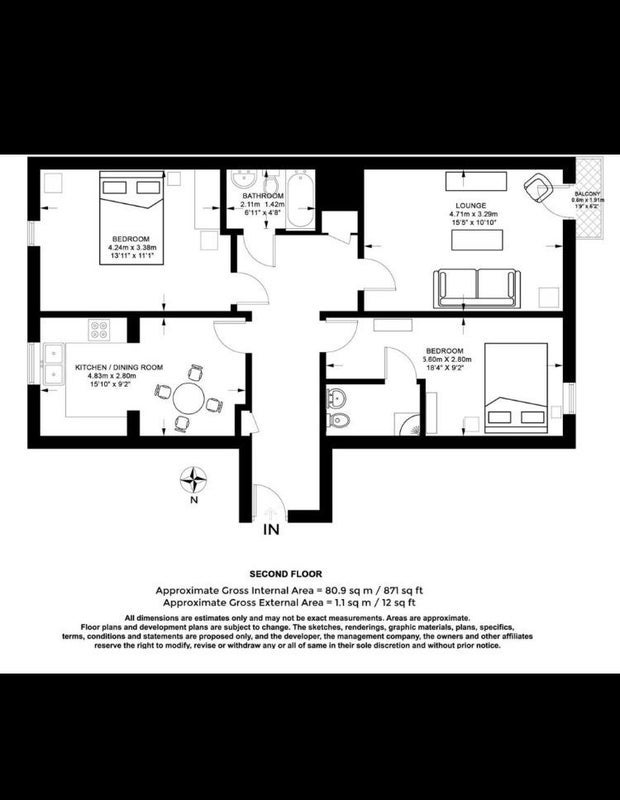 Flat Fairthorn Road in Greater London