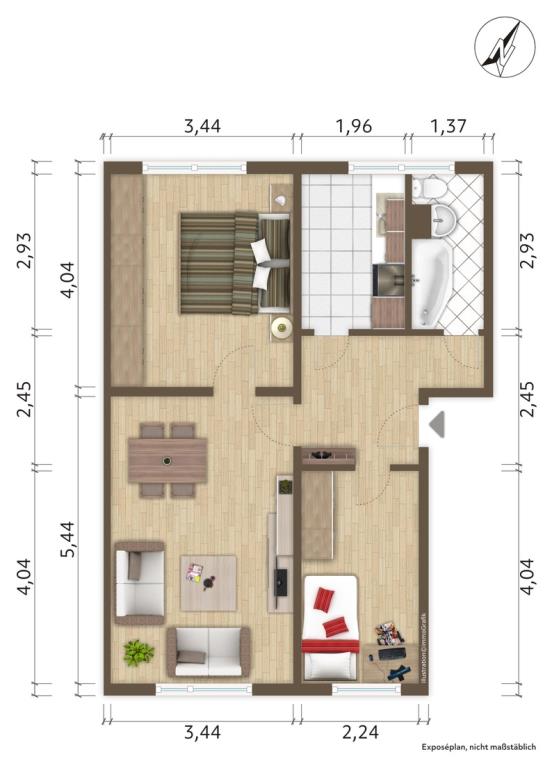 Wohnung Erich-Weinert-Straße in Hoyerswerda