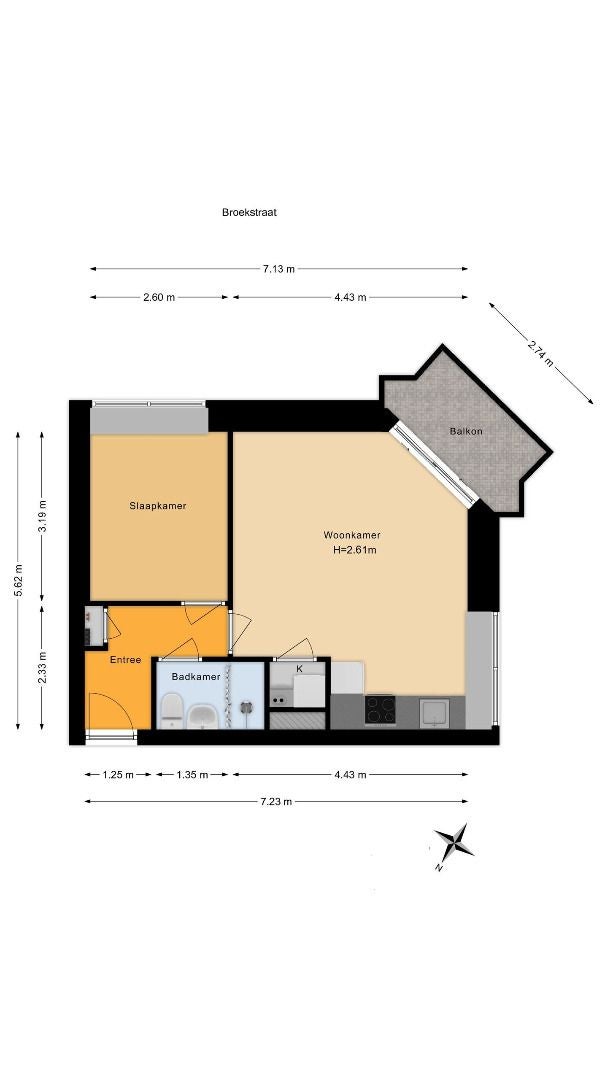 Woning te huur: Broekstraat, Nijmegen