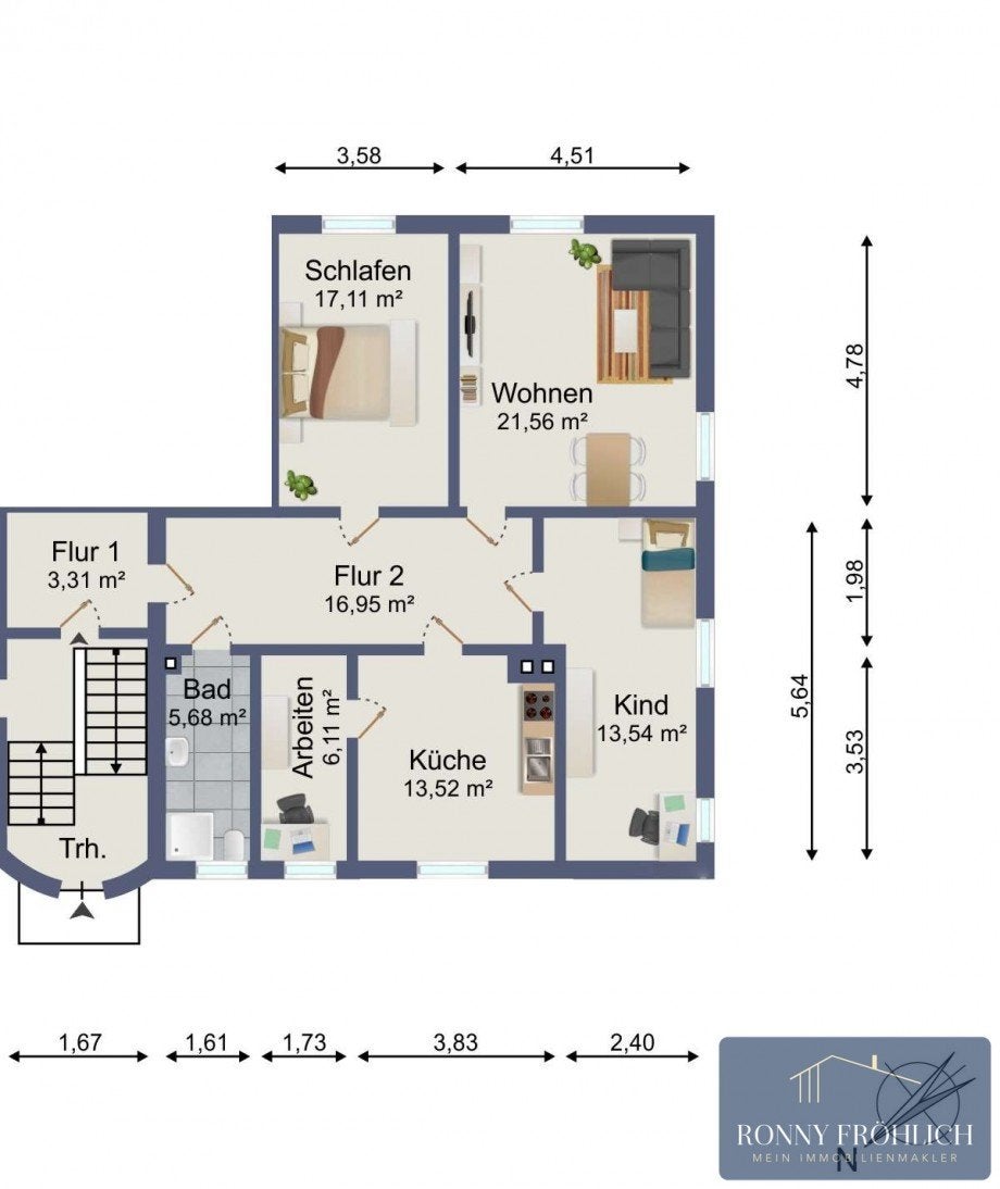 Wohnung Straße der Befreiung in Gelenau/Erzgebirge