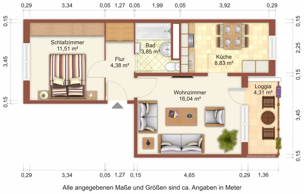 Wohnung Tolstoistraße in Greifswald