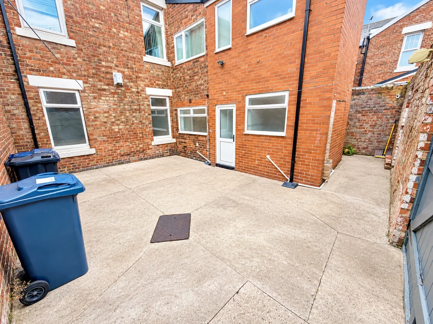 Flat Diamond Street in Saltburn by the Sea