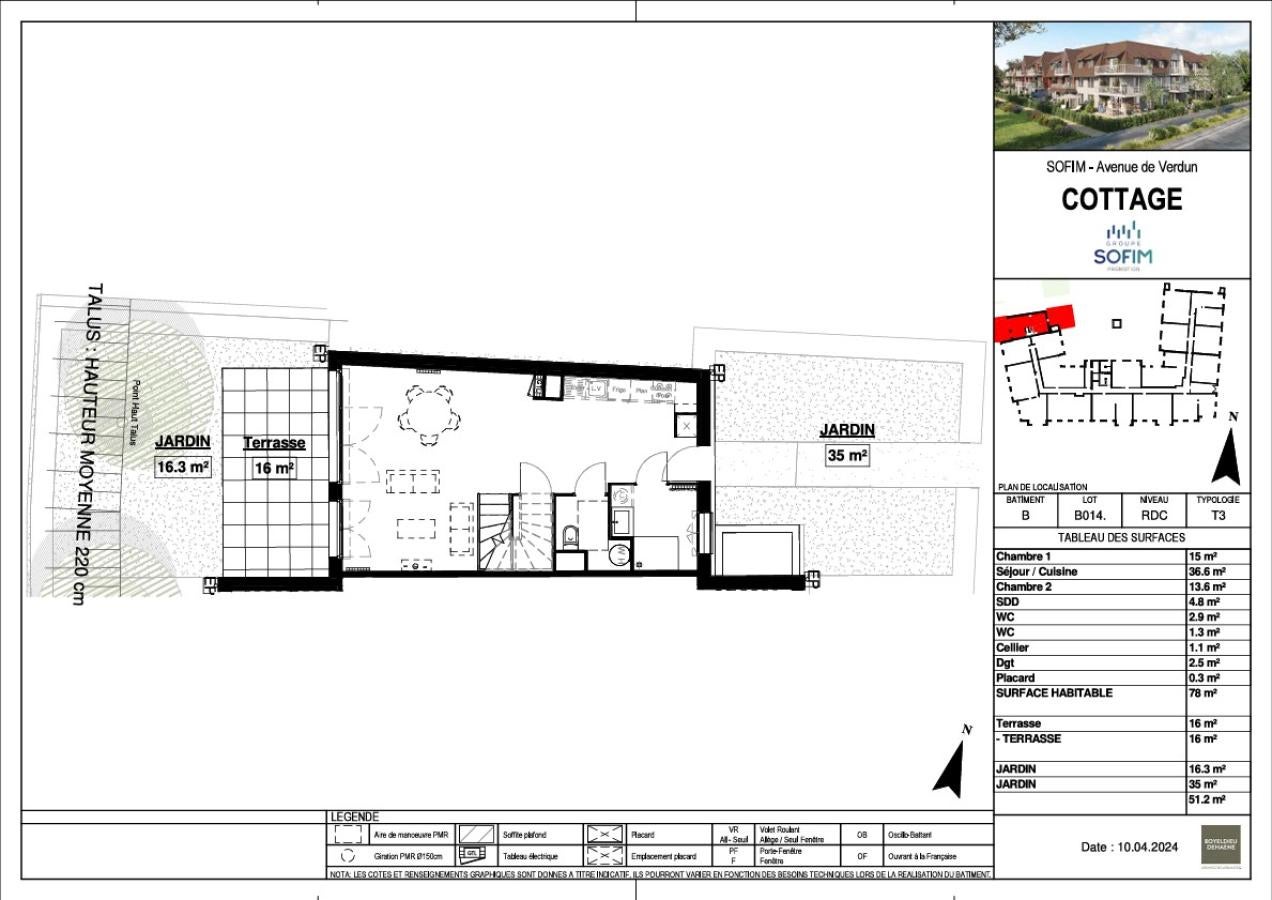 Flat Rue Henri Elby in Berck