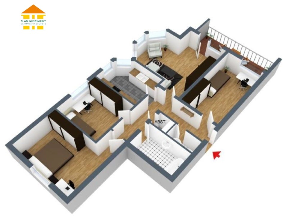 Wohnung Lindenring in Lauter-Bernsbach