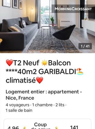 Appartement Avenue Pauliani à Nice