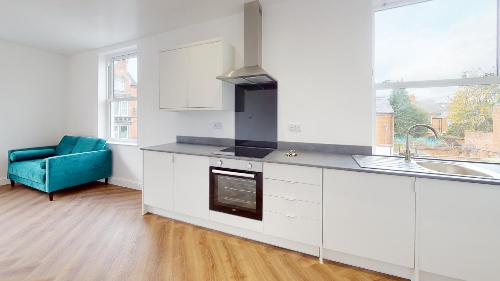 Flat Derby Road in Charnwood