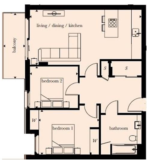 Flat Central Street in Greater London