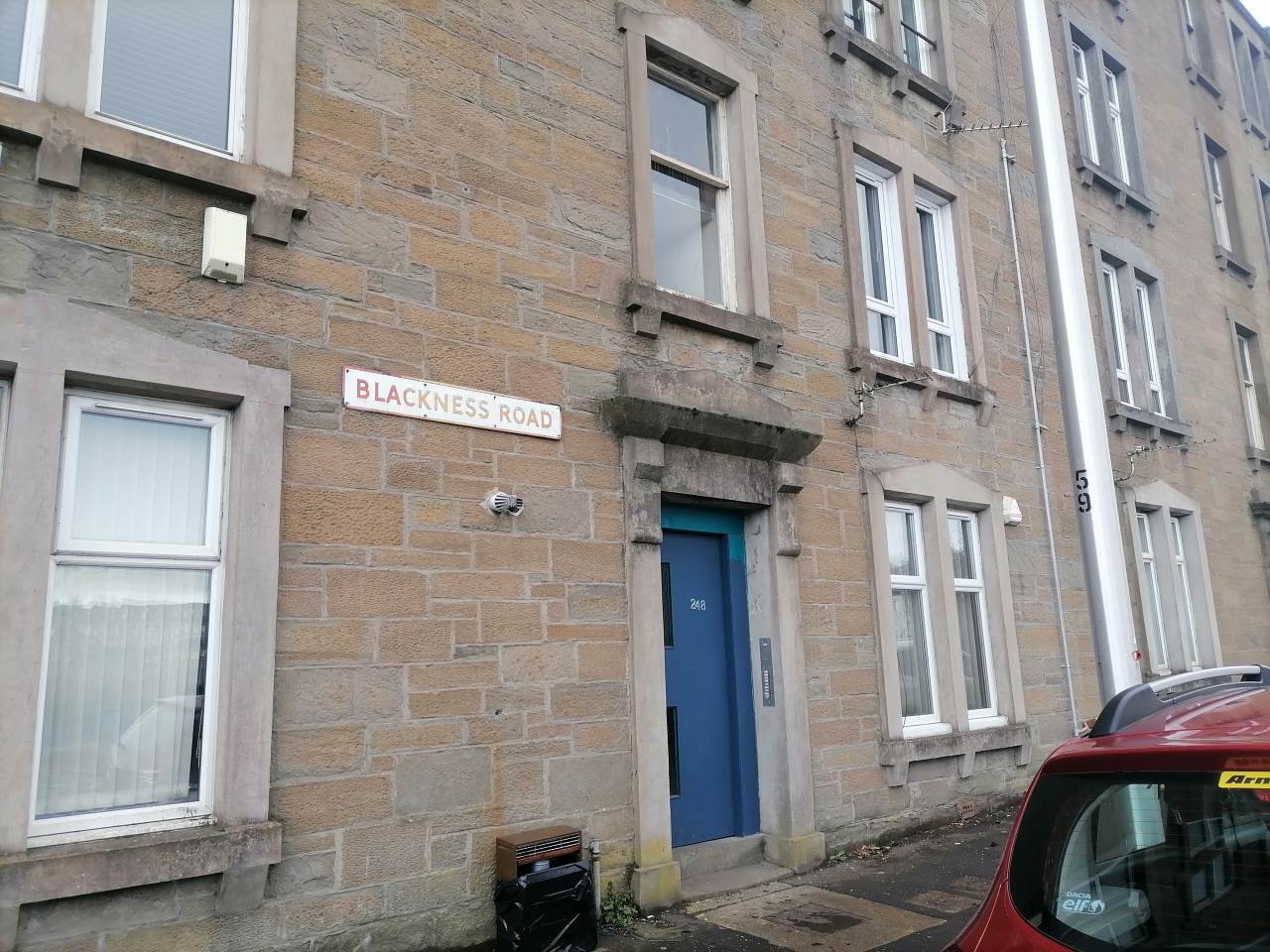 Flat Blackness Road in Dundee