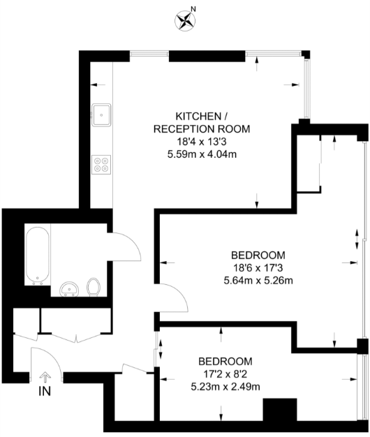 Flat Macclesfield Road in Greater London